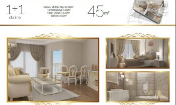1+1 Daire 45m²